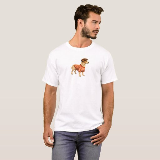 T-shirt manches courtes Jack Russell vintage