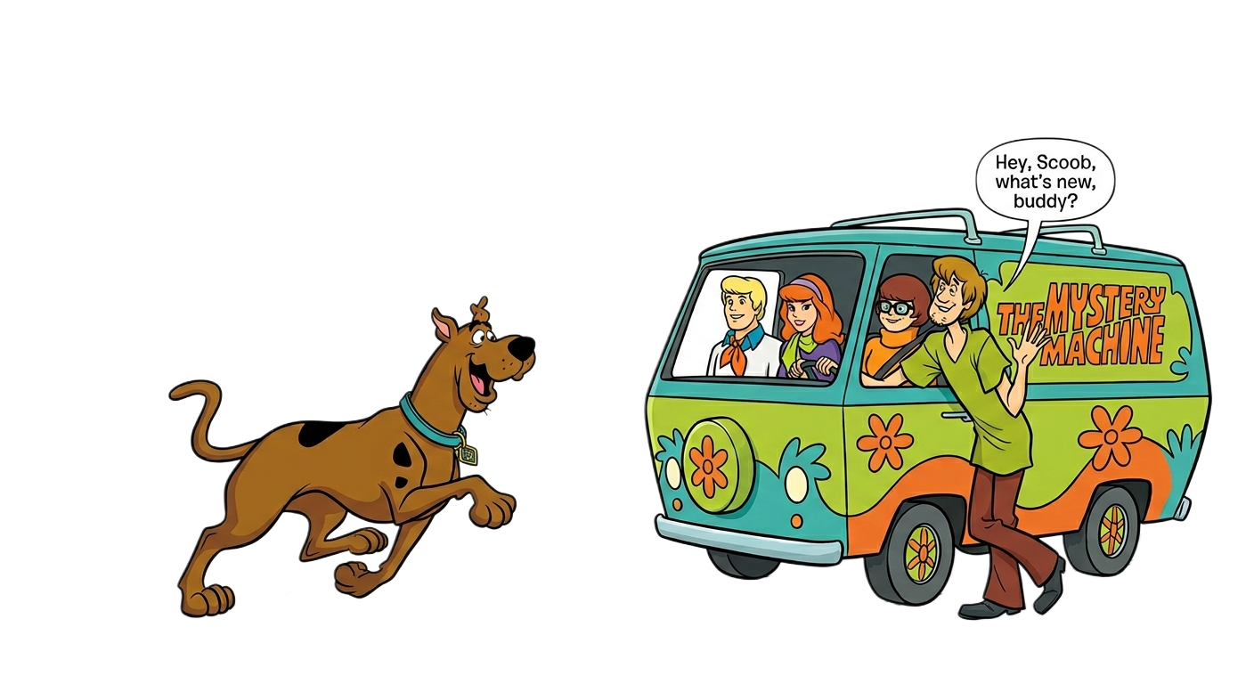 Sweat à capuche Scooby Doo